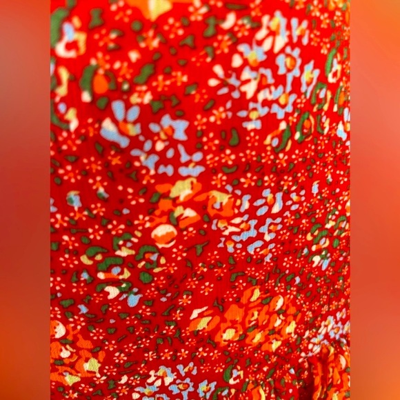 Rebecca Minkoff Floral Tiered, Mini Skirt Size (M) DESIGNER ✅ - Picture 11 of 13